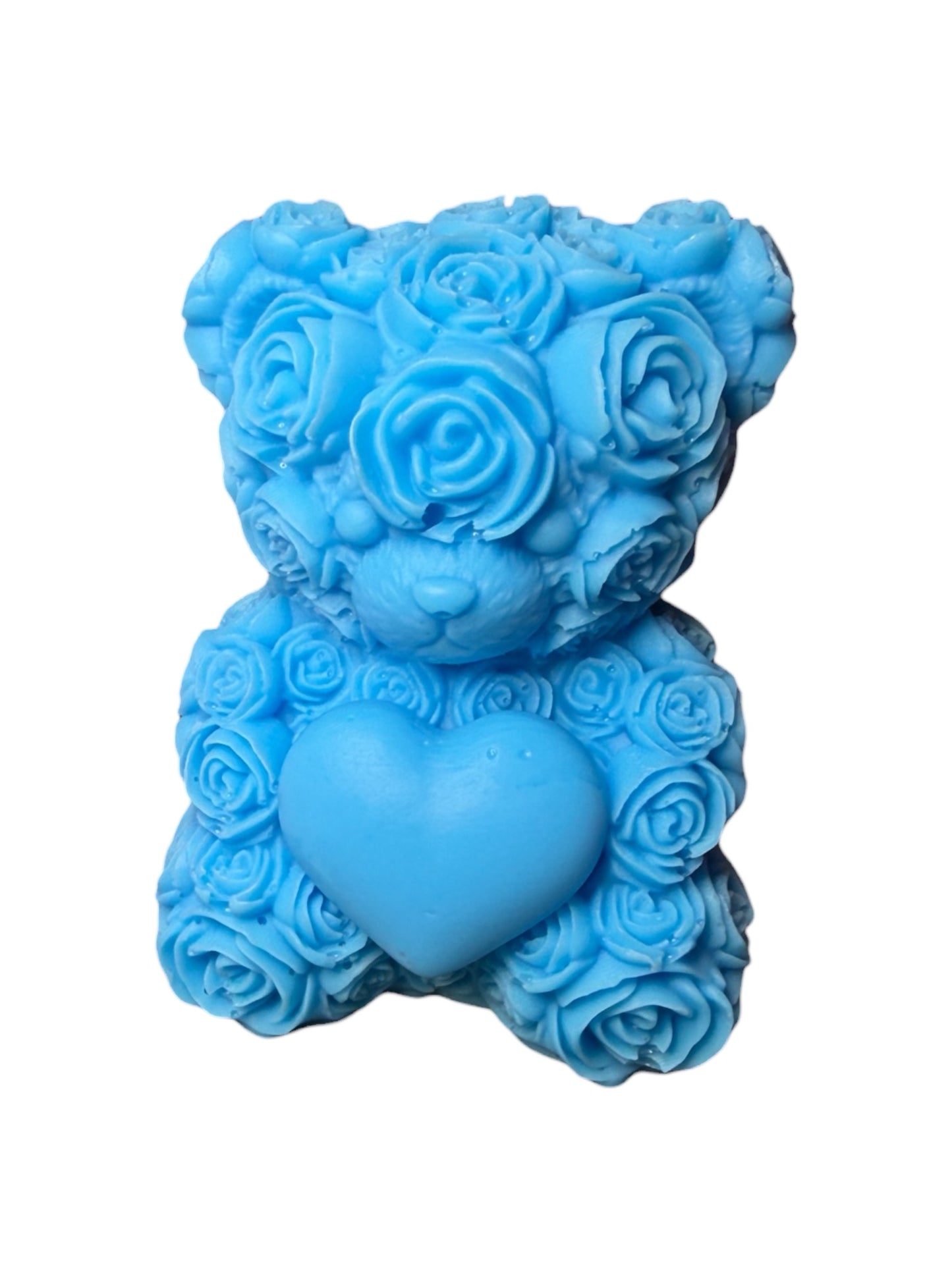 Rose Teddy Bear Soap for Baby Showers or Birthday Party Favors - Goats Milk and Natural Ingredients - Personalization Available  1.8 oz