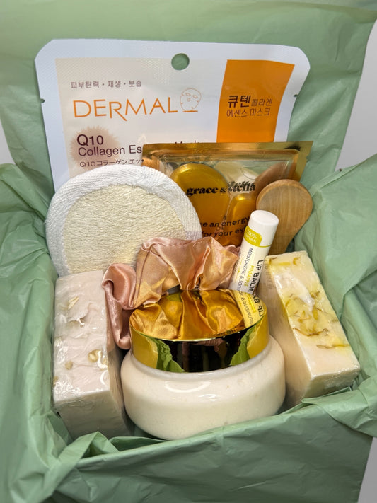 Mini Spa Self-Care Bundle | Handmade Soap & Sugar Scrub Set